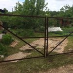 Монтаж ворот из сетки рабица в Заволжье